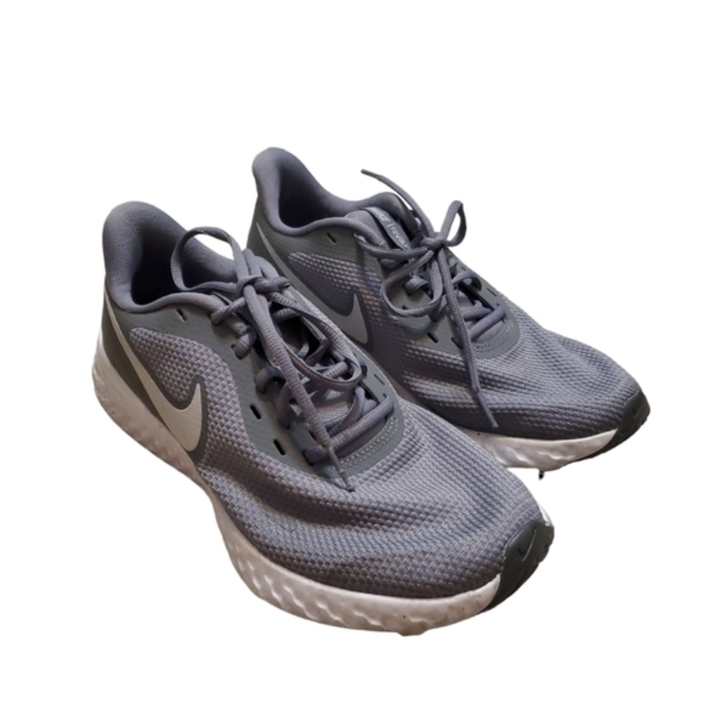 Nike Men's Revolution 5 Road‎ Running Grey Fresh Foam Shoes 8 Wide